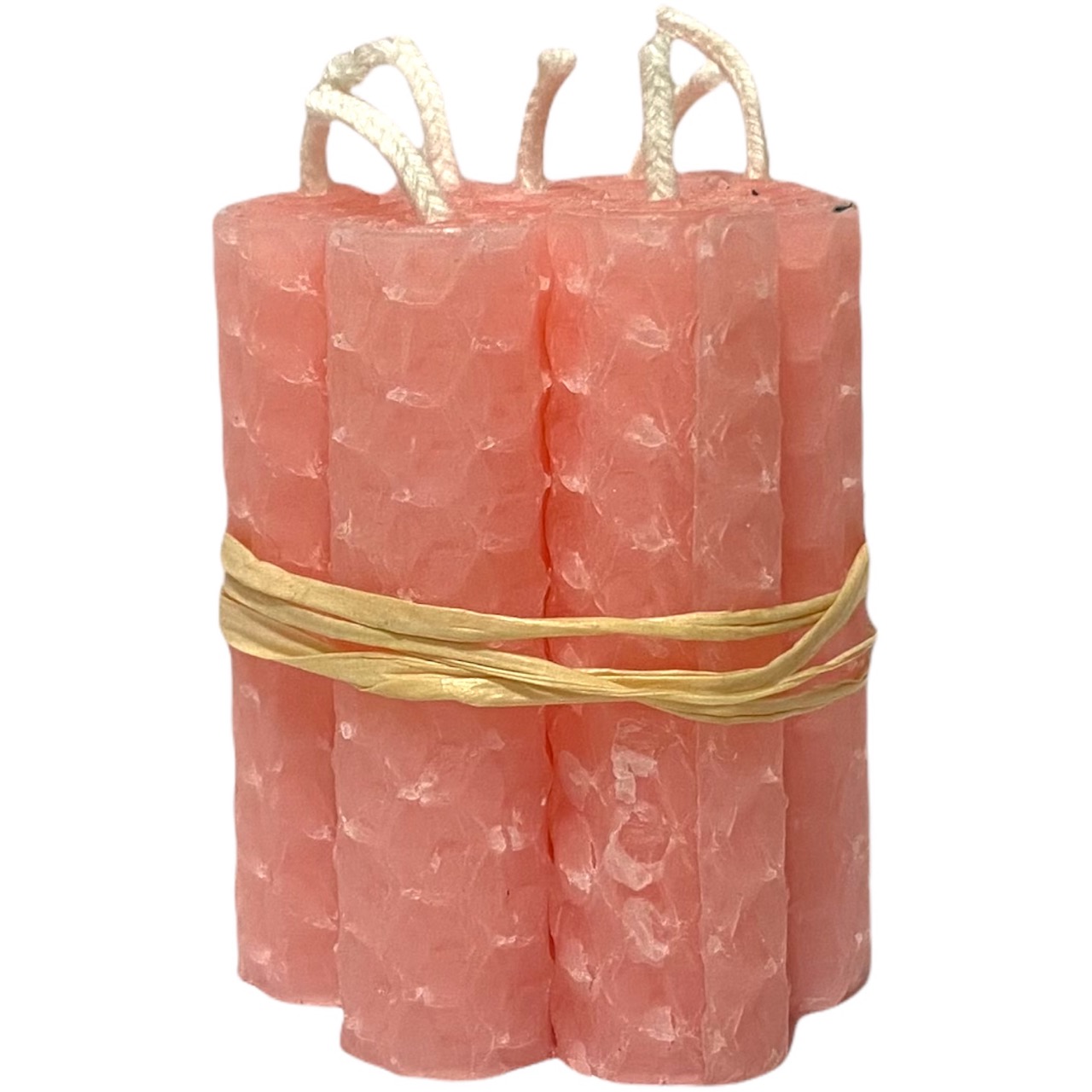 Pink (Pale) - Beeswax Mini Spell Candles